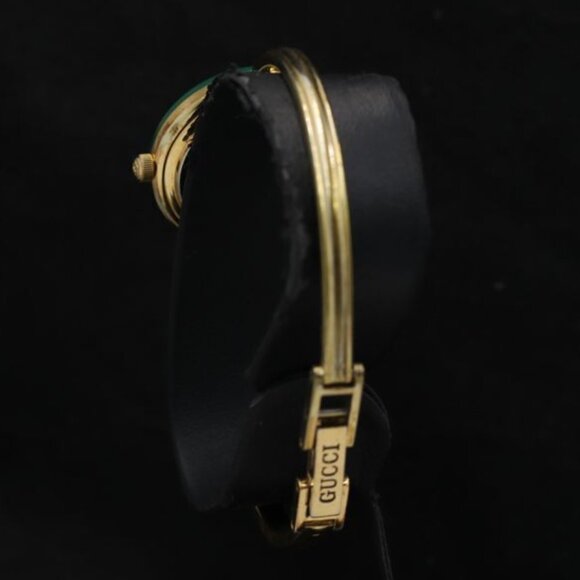 Vintage Gucci, changeable bezel, 1100-L, bangle watch, QZ, white dial - Picture 4 of 5